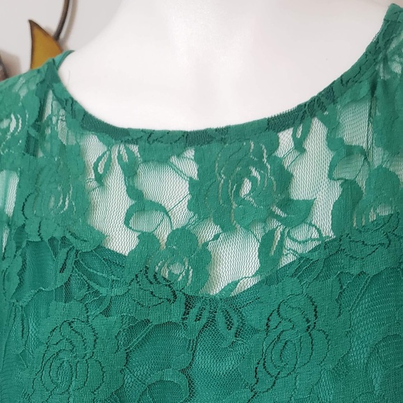Nemidor Floral Lace Cocktail Dress Size 14 NEW - Picture 2 of 8